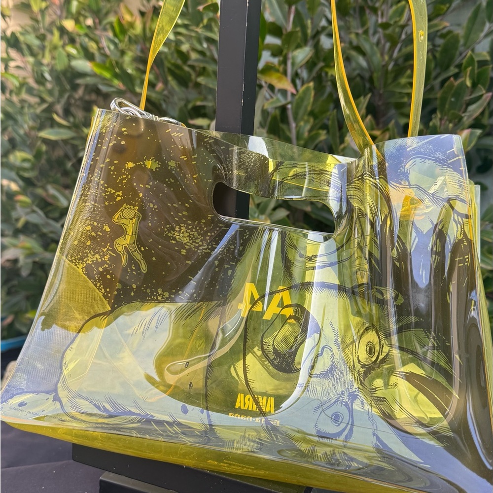 nana-nana A4 Clear Bag AKIRA Katsuhiro Otomo PVC Yellow Limited 2019
